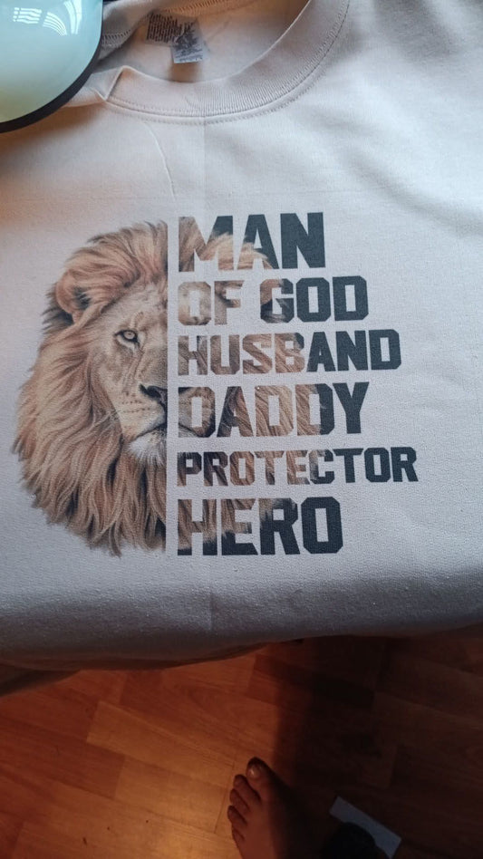 Man of God sweatshirt