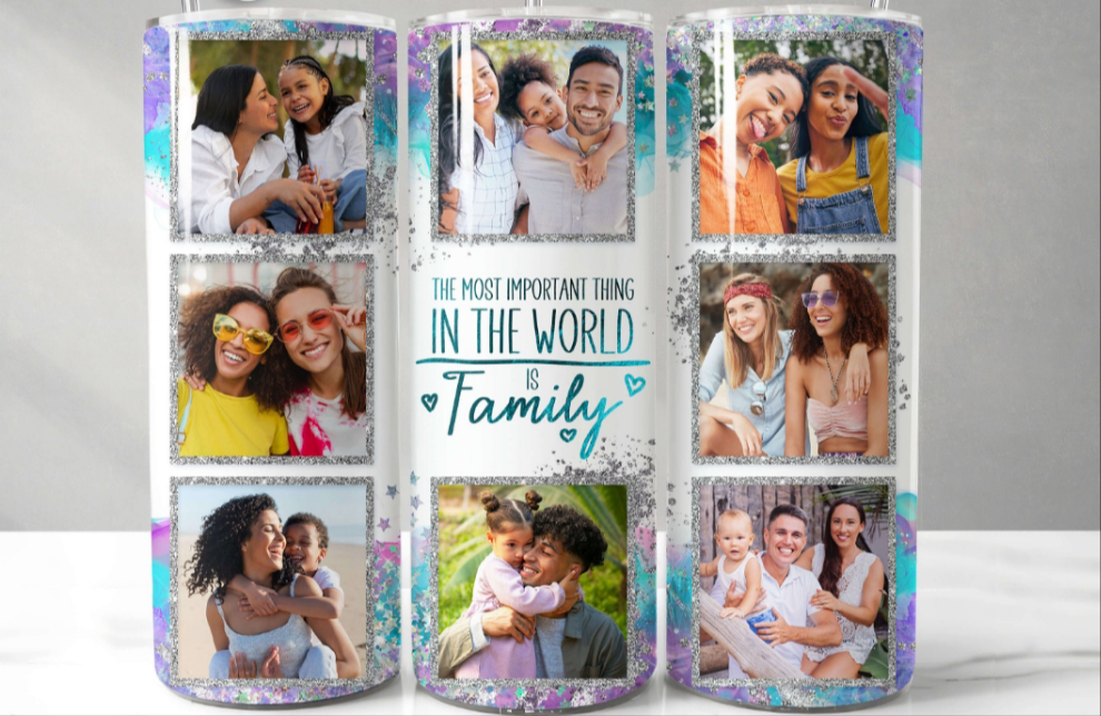 Personalized photo cups